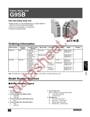 G9SB-200-B datasheet  
